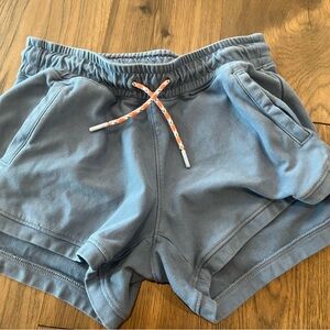 ATHLETA GIRL ALL PLAY FARALLON SHORT Blue L 12